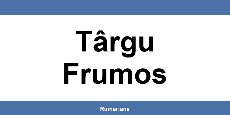 Informații sediu GLS din Târgu Frumos