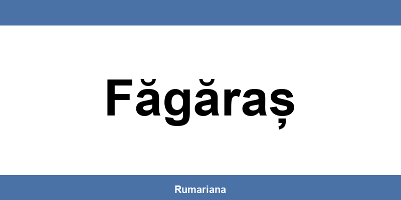 Informații sediu GLS din Făgăraș