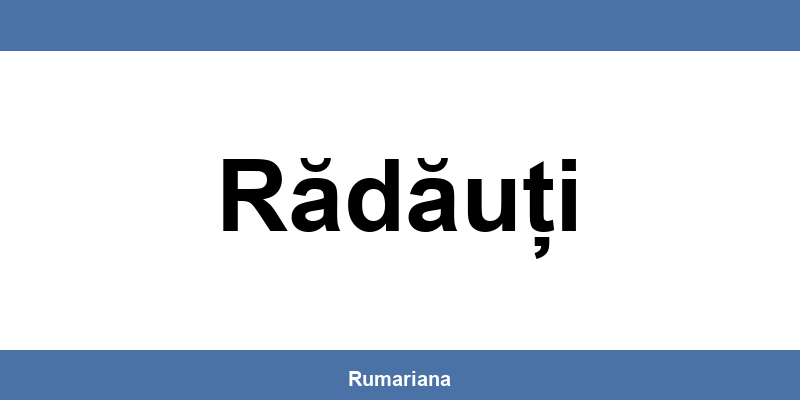 Informații sediu GLS din Rădăuți